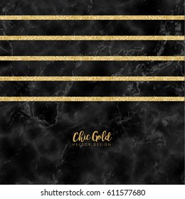 Gold Marble Modern Vector Design