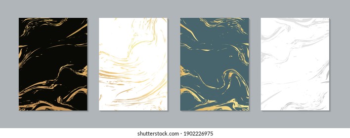 Gold marble pattern background. Marble vector abstract texture geometric acrylic flyer