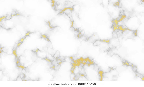 goldener Marmor, strukturierter Hintergrund. Abstrakte Kulisse aus Marmor-Granitstein. Vektorgrafik 