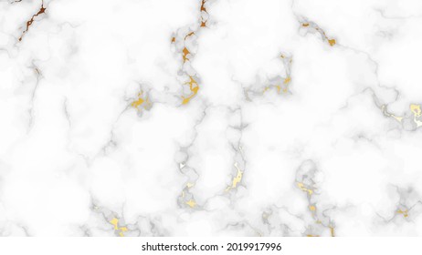 Gold marble texture background. Abstract backdrop of marble granite stone. Vector illustration