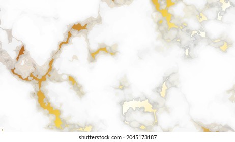 Fondo de textura de mármol dorado. Fondo abstracto de piedra de granito de mármol. Ilustración del vector