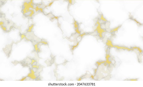 Gold marble texture background. Abstract backdrop of marble granite stone. Vector illustration