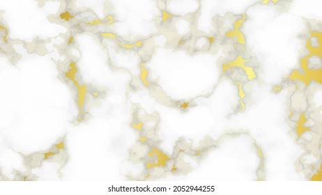 goldener Marmor, strukturierter Hintergrund. Abstrakte Kulisse aus Marmor-Granitstein. Vektorgrafik