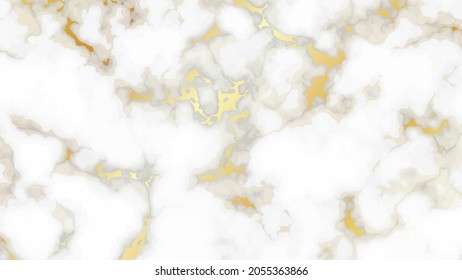 Gold marble texture background. Abstract backdrop of marble granite stone. Vector illustration