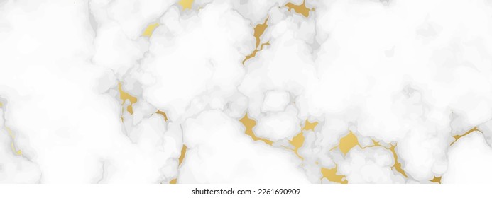 Gold marble texture background. Abstract backdrop of marble granite stone. Vector illustration