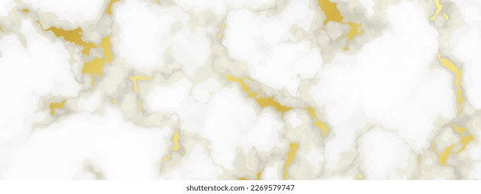 Gold marble texture background. Abstract backdrop of marble granite stone. Vector illustration