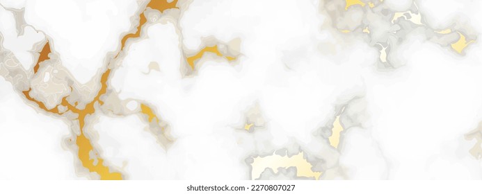 Gold marble texture background. Abstract backdrop of marble granite stone. Vector illustration