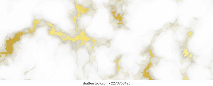 Gold marble texture background. Abstract backdrop of marble granite stone. Vector illustration