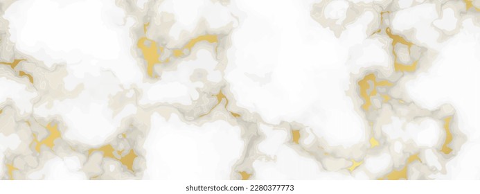 Gold marble texture background. Abstract backdrop of marble granite stone. Vector illustration