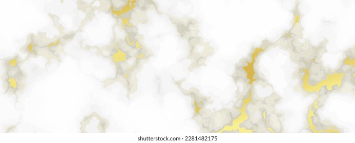 goldener Marmor, strukturierter Hintergrund. Abstrakte Kulisse aus Marmor-Granitstein. Vektorgrafik
