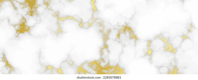 Gold marble texture background. Abstract backdrop of marble granite stone. Vector illustration