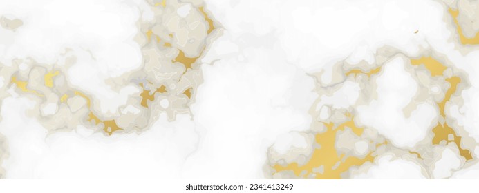 Gold marble texture background. Abstract backdrop of marble granite stone. Vector illustration