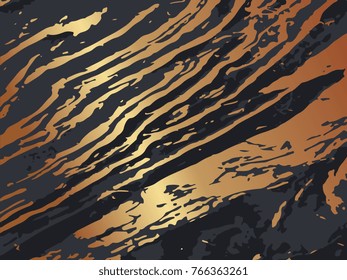 Gold marble texture background vector illustration 