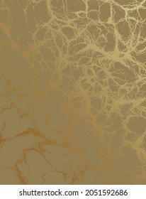 Gold marble texture. golden elements. Marbling wallpaper design for invitations, covers vector. Vintage abstract illustration.