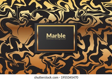 Textura de mármol dorado con mucha veta contrastante audaz, fondo vectorial fluido.