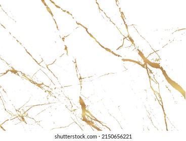 gold marble with White  background