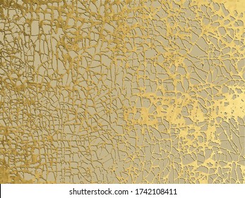  Gold Marbling grunge Texture design for poster, brochure, invitation, cover book, catalog. Vintage abstract illustration. Overlay distress grain graphic design. Vector illustration. 
