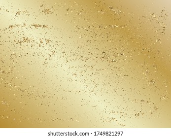 Gold Marbling grunge Texture design for poster, brochure, invitation, cover book, catalog.  Overlay distress grain graphic design. Vector illustration.