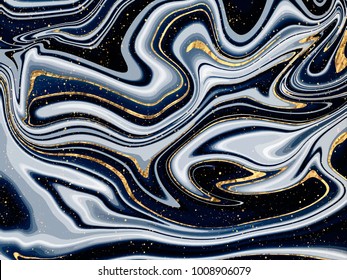 Gold Marbling Texture design for poster, brochure, invitation, cover book, catalog. Vector illustration
