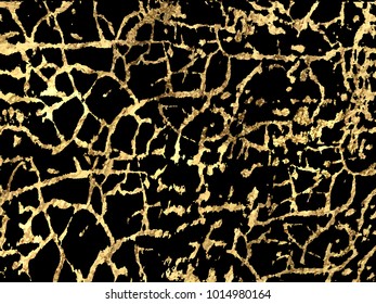 Gold Marbling Texture design for poster, brochure, invitation, cover book, catalog. Vector illustration