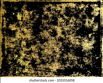 Gold  Marbling Texture design for poster, brochure, invitation, cover book, catalog.  Vector illustration. Grunge gold background.
