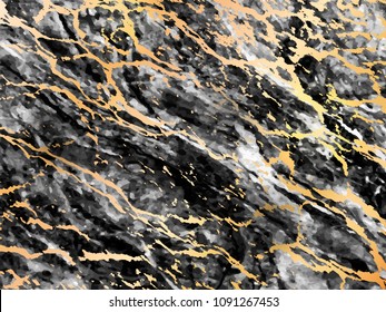 Gold Marbling Texture design for poster, brochure, invitation, cover book, catalog. Vector illustration