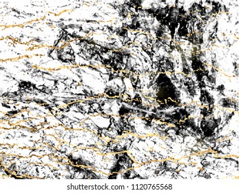 Gold Marbling Texture design for poster, brochure, invitation, cover book, catalog. Vector illustration