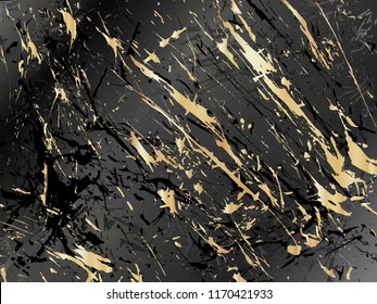 Gold Marbling Texture design for poster, brochure, invitation, cover book, catalog. Vector illustration