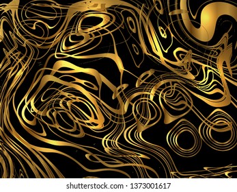 Gold Marbling Texture design for poster, brochure, invitation, cover book, catalog. Vector