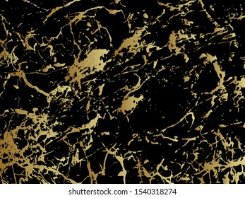 Gold Marbling Texture design for poster, brochure, invitation, cover book, catalog. Vector illustration