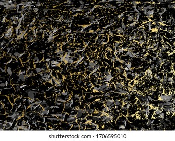 Gold Marbling Texture design for poster, brochure, invitation, cover book, catalog. Vector illustration