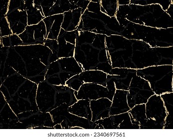 Gold Marbling Texture design for poster, brochure, invitation, cover book, catalog. Vector illustration
