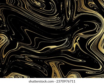 Gold Marbling Texture design for poster, brochure, invitation, cover book, catalog. Vector illustration