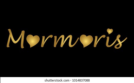 Gold Marmaris Writing