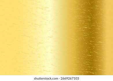 Gold matte background. Matte metallic background texture gradation of gold.