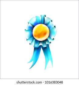 Gold medal award vector
