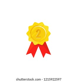 Gold Medal Design Vector