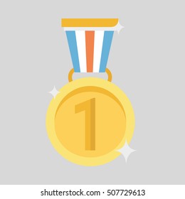 Gold medal for first place
