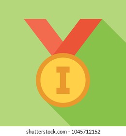 Gold medal, first place award
