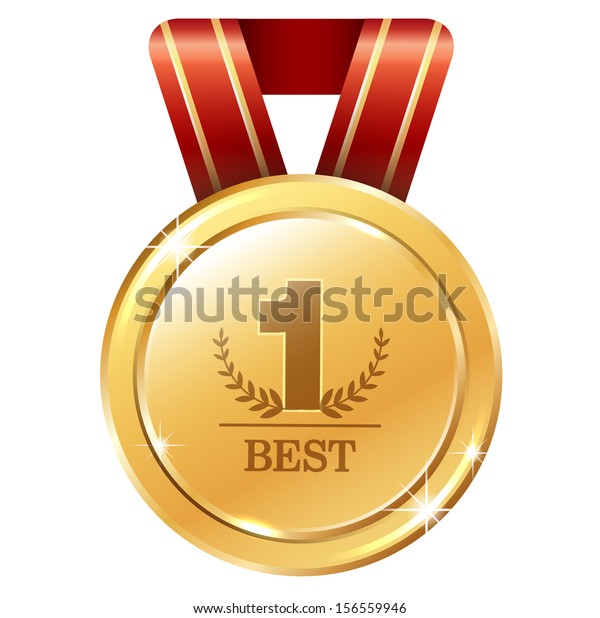 金メダルのアイコン のベクター画像素材 ロイヤリティフリー