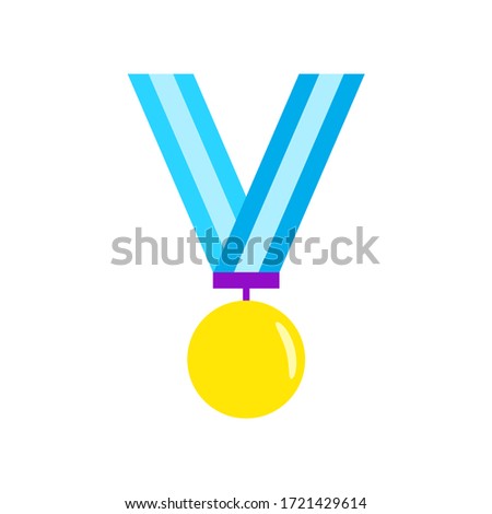 gold medal icon, illustration vector. suitable for many purposes.