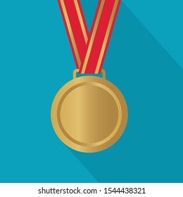 gold medal icon- vector illustration