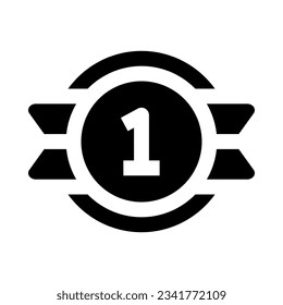 gold medal icon for your website, mobile, presentation, and logo design.