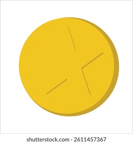 gold medal illustration in flat style for design assets