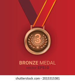 Imagen vectorial de la lustración de medallas de oro EPS 10