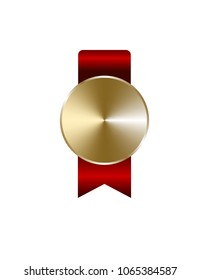 Gold medal isolated