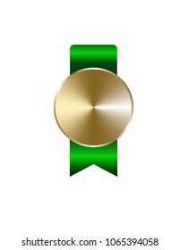 Gold medal isolated