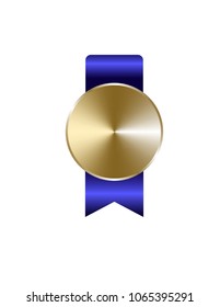 Gold medal isolated