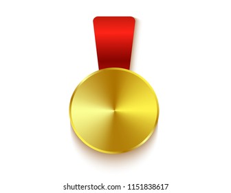 Gold  medal isolated