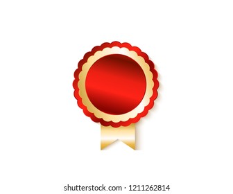 Gold medal isolated